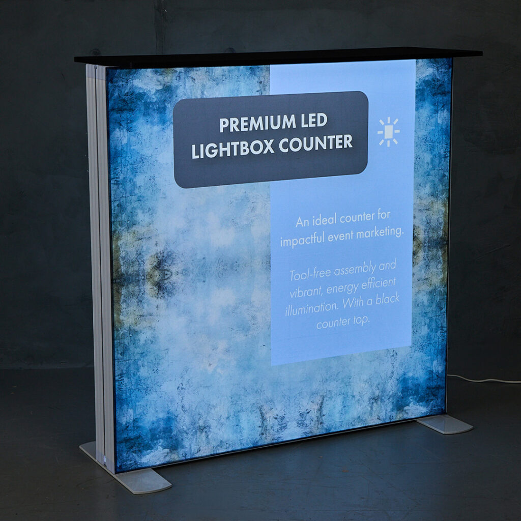 Led Counter Box Premium LED Lightbox Counter | Very Displays