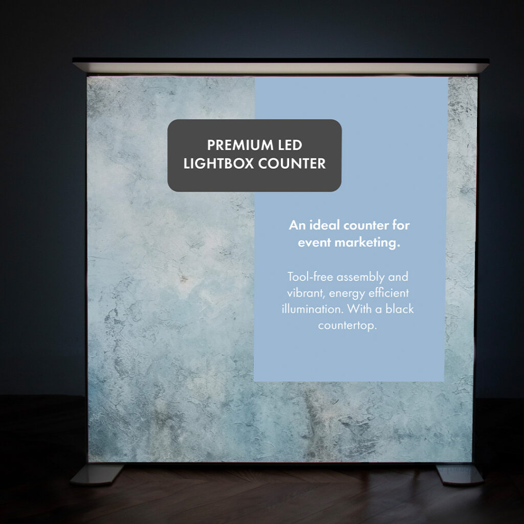 Led Counter Box Premium LED Lightbox Counter | Very Displays