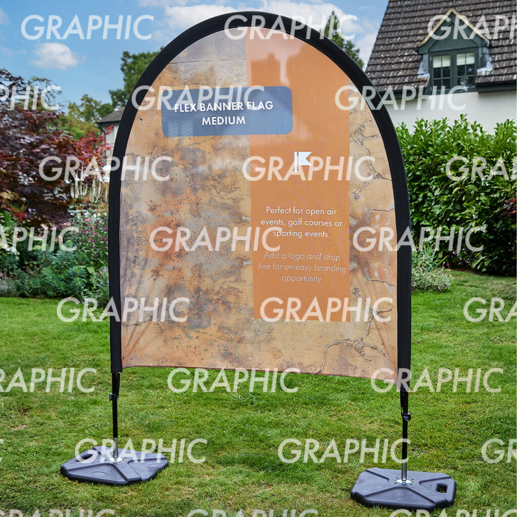 Graphics for Flex Banner Flags – Lightweight Printed Flags