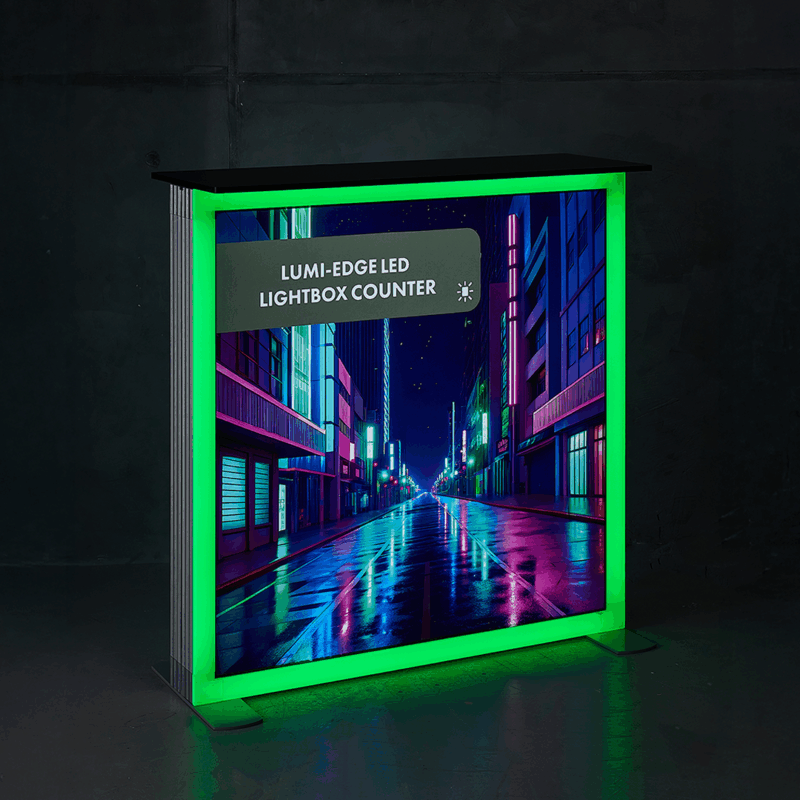 LUMI-EDGE Lightbox Counter - Very Displays